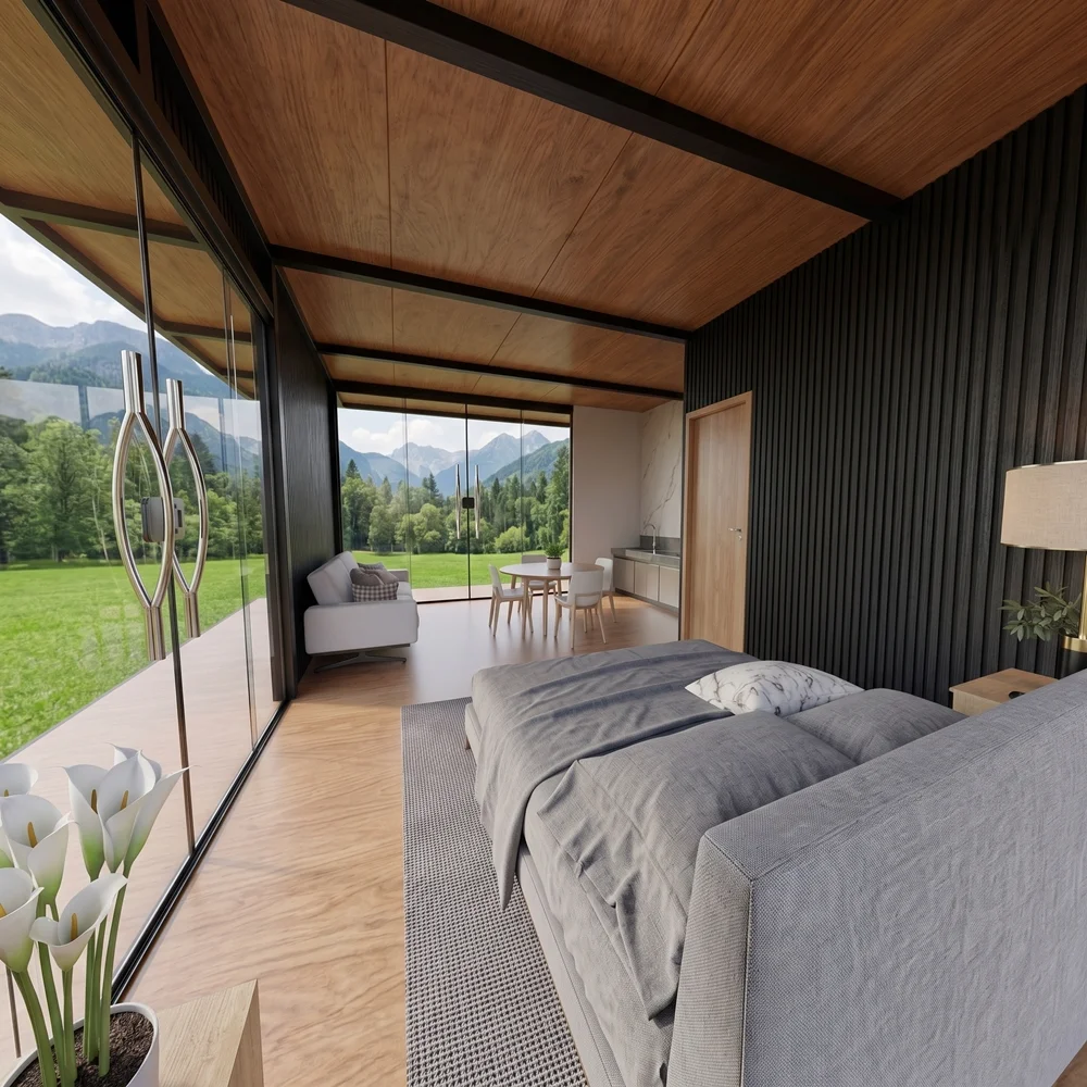 Loft 42m² — Quarto